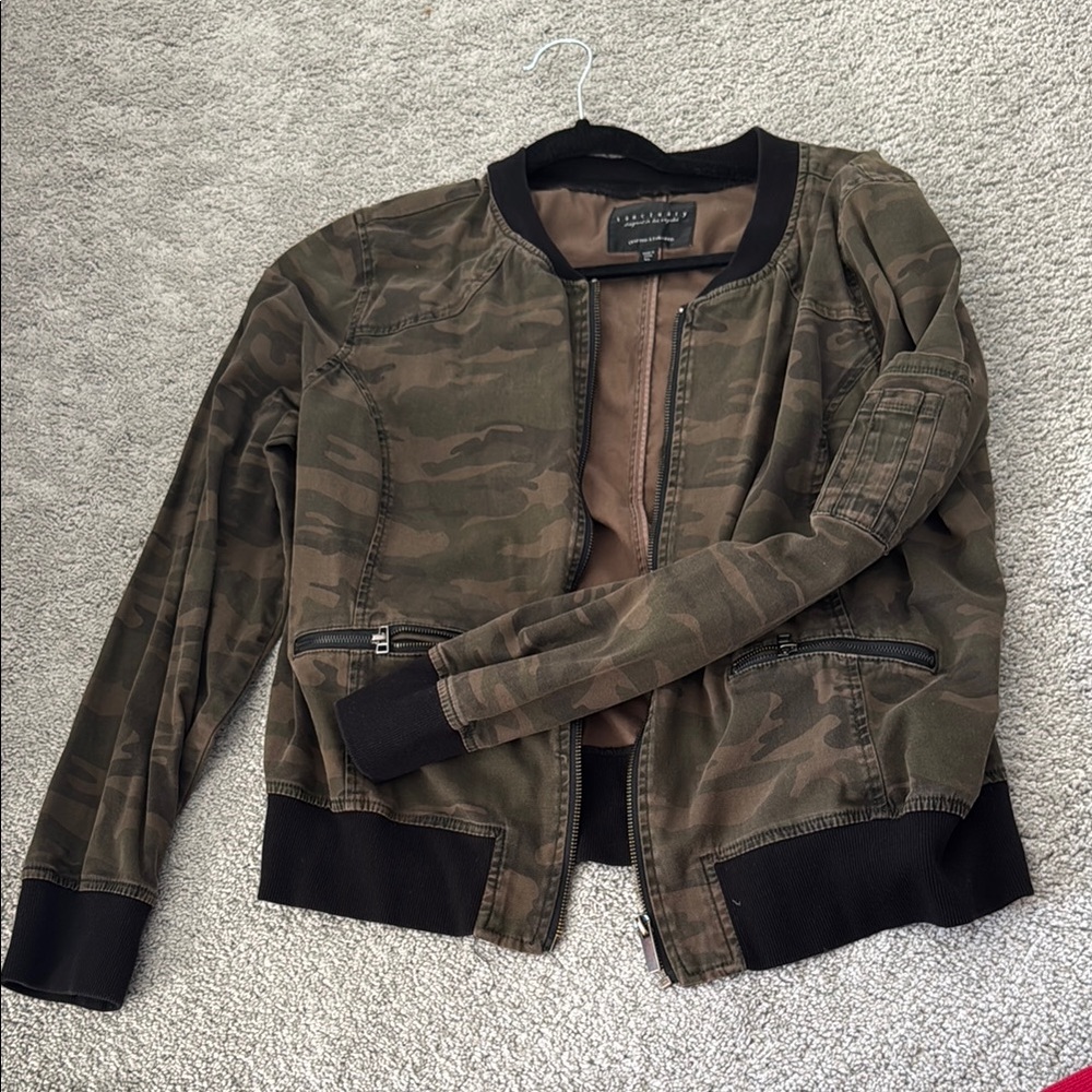 Camo Bomber Jacket